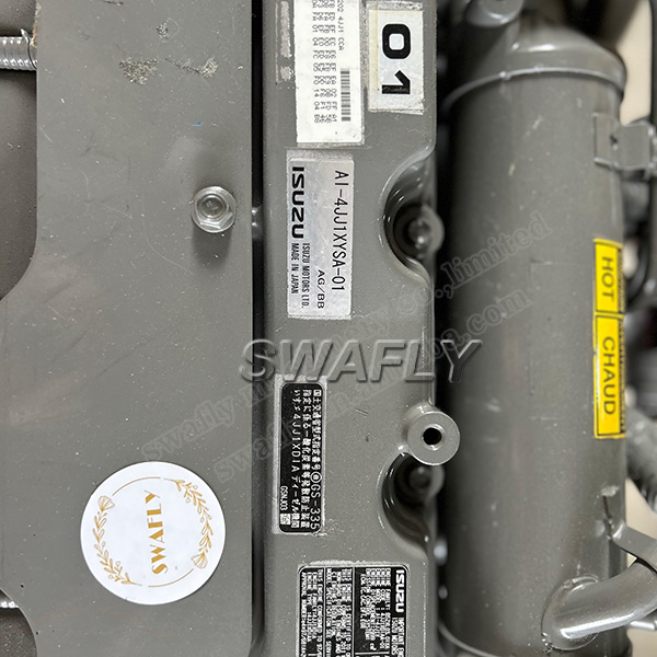 Isuzu 4JJ1XYSA-01 Complete Engine Assembly For ZX160-3 ZX180-3